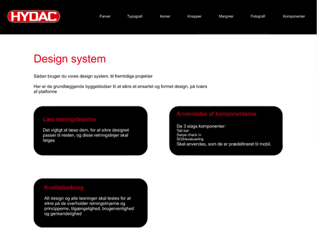HYDAC designsystem