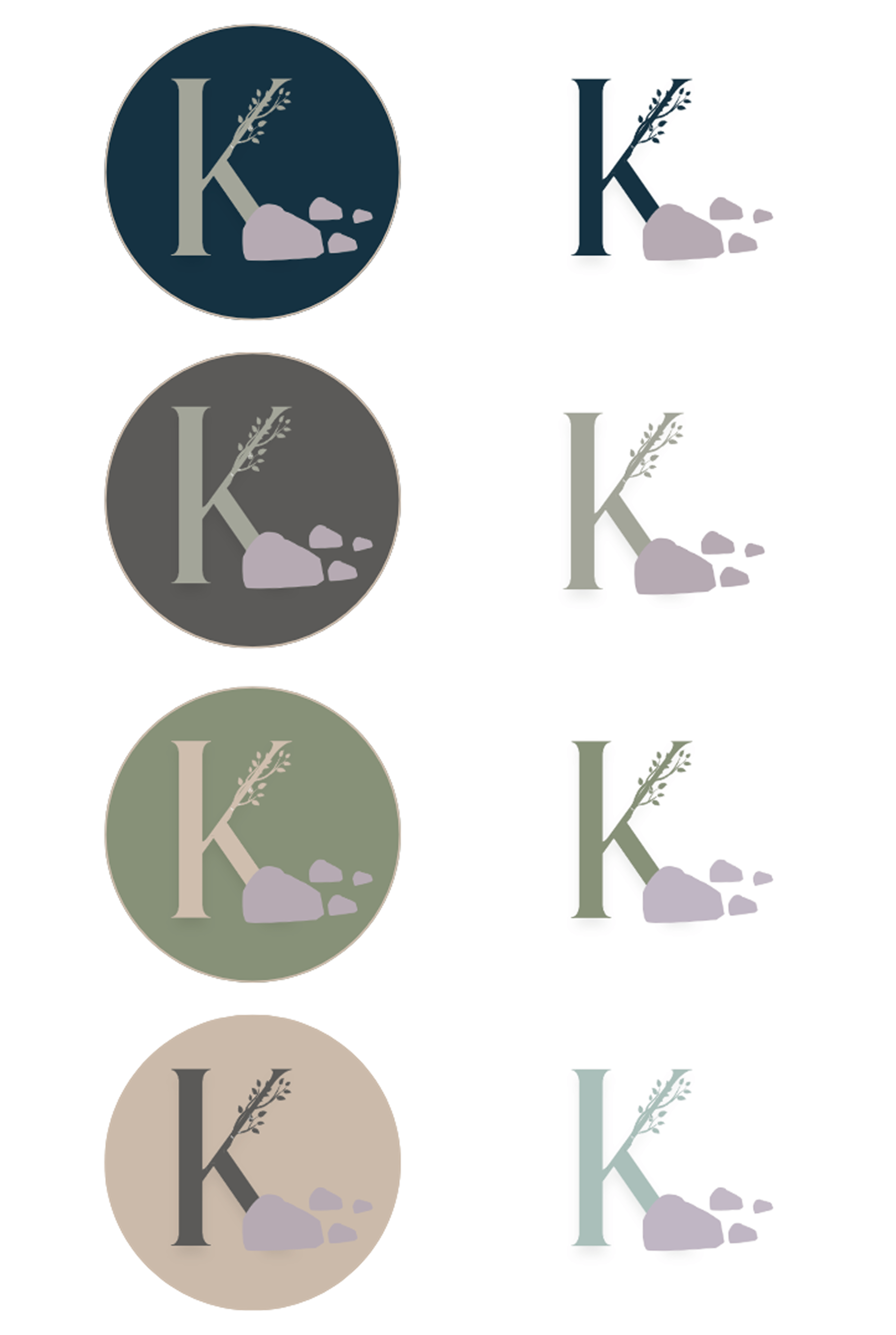 Kattinge Gus logo på sten